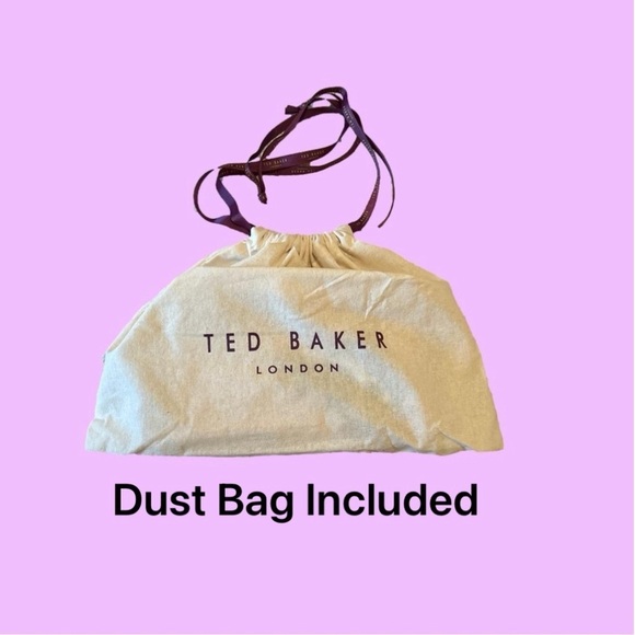 🌸Authentic Grey Frenchie Dog Ted Baker Large Icon Tote Bag with Matching Pouch - Picture 9 of 9